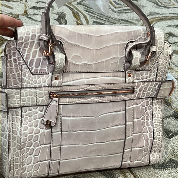 💕 Kooba gorgeous light pink rose gold handcrafted leather xlarge satchel nwot💕 - Picture 3 of 16